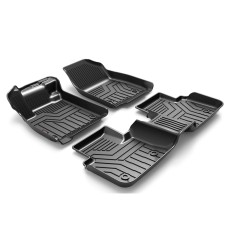 [US Warehouse] 3D TPE All Weather Car Floor Mats Liners for Honda Accord 2018-2020 (1st & 2nd Rows)